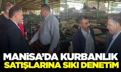 Manisa’da kurbanlık denetimi: Hayvan borsasında inceleme yapıldı