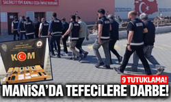 Manisada Tefecilik ve Tehdit Operasyonu: 9 Tutuklama