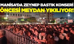 Manisa’da Zeynep Bastık Coşkusu: Konser Öncesi Meydan Tıklım Tıklım!