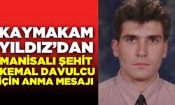 Manisa'da şehit Kemal Davulcu şehadetinin sene-i devriyesinde anıldı