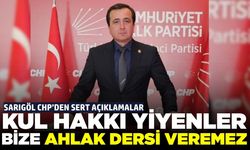 CHP Sarıgöl’den sert açıklamalar!