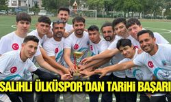 Salihli Ülküspor namağlup şampiyon oldu