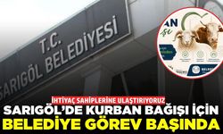 Sarıgöl Belediyesi’nden gönül köprüsü: Bağışlar sahiplerine ulaşacak!