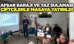 Sarıgöl ve Alaşehir'de üreticilere sulama bilgilendirmesi