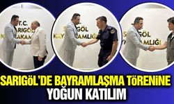 Sarıgöl’de protokol ve vatandaşlar bayramlaşma programında buluştu