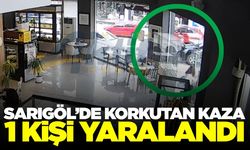 Sarıgöl'de otomobil ile motosiklet çarpıştı: 1 yaralı