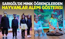 Sarıgöl'de miniklerden anlamlı gösteri büyük beğeni topladı