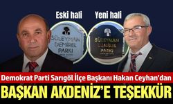 Sarıgöl'de tahrip edilen Süleyman Demirel resmi yenilendi