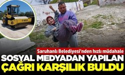 Saruhanlı'da engelli vatandaşa anında destek