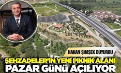 Başkan Şimşek duyurdu: 100. Yıl günübirlik alanı hizmete açılıyor