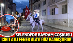 Selendi'de 19 Mayıs Coşkusu: Fener Alayına Cirit Atları Damga Vurdu!