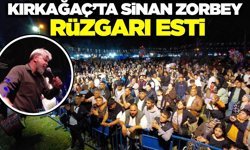 Kırkağaç'ta Sinan Zorbey rüzgarı: Çam festivalinde unutulmaz gece
