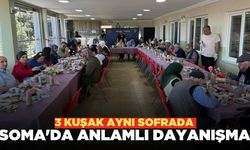 Soma'da 3 kuşak aynı sofrada!