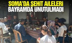 Soma’da Şehit Ailelerine Kurban Bayramı ziyareti