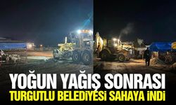 Turgutlu hayvan pazarı’nda yağış alarmı: Ekipler sahada