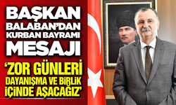 Yunusemre Belediye Başkanı Semih Balaban’dan Kurban Bayramı Mesajı