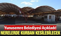 Yunusemre Belediyesi Kurban Bayramı için kesim alanlarını açıkladı