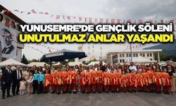 Yunusemre'de 19 Mayıs coşkusu meydanı doldurdu!