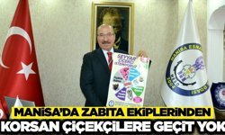 Manisa’da Anneler Günü öncesi korsan çiçekçilere karşı denetim mesaisi