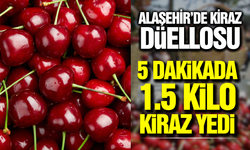 2 Gramla Gelen Şampiyonluk! Kiraz Yeme Yarışmasında Nefes Kesen Final