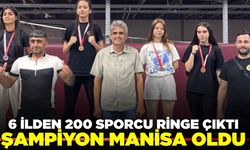 Manisa iller Arası Muaythai Şampiyonası'na ev sahipliği yaptı