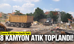 Manisa'da boş arazilere dökülen 8 kamyon moloz temizlendi