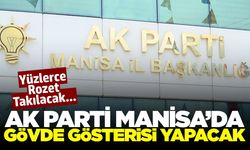 AK Parti Manisa Teşkilatında Pazar Günü 612 Kişi Rozet Takacak
