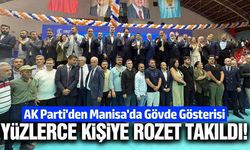 AK Parti'den Manisa'da gövde gösterisi: 612 yeni üye katıldı!