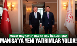 AK Partili Baybatur, Bakan Bak ile bir araya geldi!