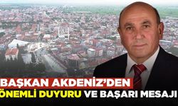 Başkan Akdeniz'den YKS adaylarına moral mesajı