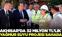 Akhisar’da 32 milyon TL’lik yağmur suyu altyapı yatırımı başladı