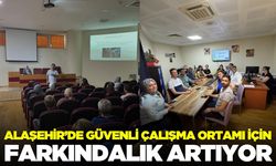 Alaşehir Devlet Hastanesi’nde iş sağlığı ve güvenliği eğitimi