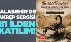 Alaşehir ev sahipliğinde 81 ilden "Akrep" temalı resim sergisi