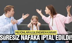 Anayasa Mahkemesi'nden süresiz nafaka kararı!