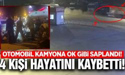 Ankara'da otomobil kamyona çarptı: 4 ölü