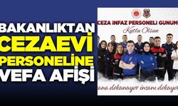 Manisa'da cezaevi personeline vefa afişi