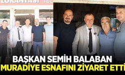 Başkan Balaban'dan esnaf ziyareti!