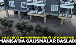 Akhisar’da dayanışma örneği: Taziye evi için ilk kazma vuruldu