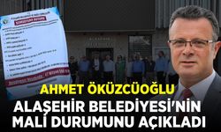 Alaşehir Belediyesi mali rakamları açıkladı: 84 milyon TL bütçe fazlası