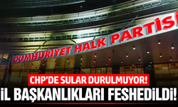 CHP'de bir şok daha: Çok sayıda il başkanı görevden alındı!