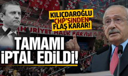 CHP'den ihraçların tamamı iptal edildi