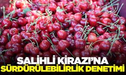 Coğrafi işaretli Salihli Kirazı'nın geleceği sahada incelendi