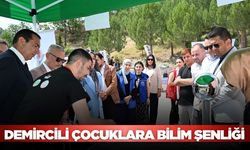 Manisa'da çocuklara bilim şenliği