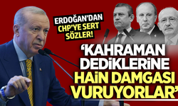 Cumhurbaşkanı Erdoğan'dan CHP'ye sert eleştiri!
