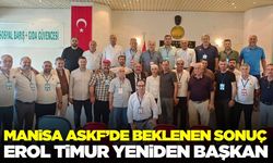 Manisa ASKF seçiminde Erol Timur güven tazeledi