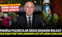 Manisa Pazarcılar Odası Başkanı Bulgay, SGK’daki Yeni Yapılandırma Detaylarını Açıkladı