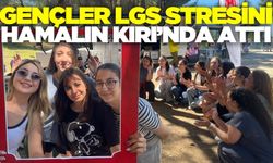Manisa'da LGS stresi Hamalın Kırı’nda atıldı!
