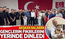 Başkan Balaban gençlerle bir araya geldi