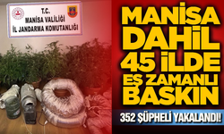 Jandarmadan Manisa Dahil 45 İlde "Narko-Pars" Operasyonu