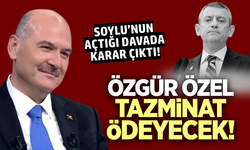 Özgür Özel, Süleyman Soylu'ya tazminat ödeyecek!